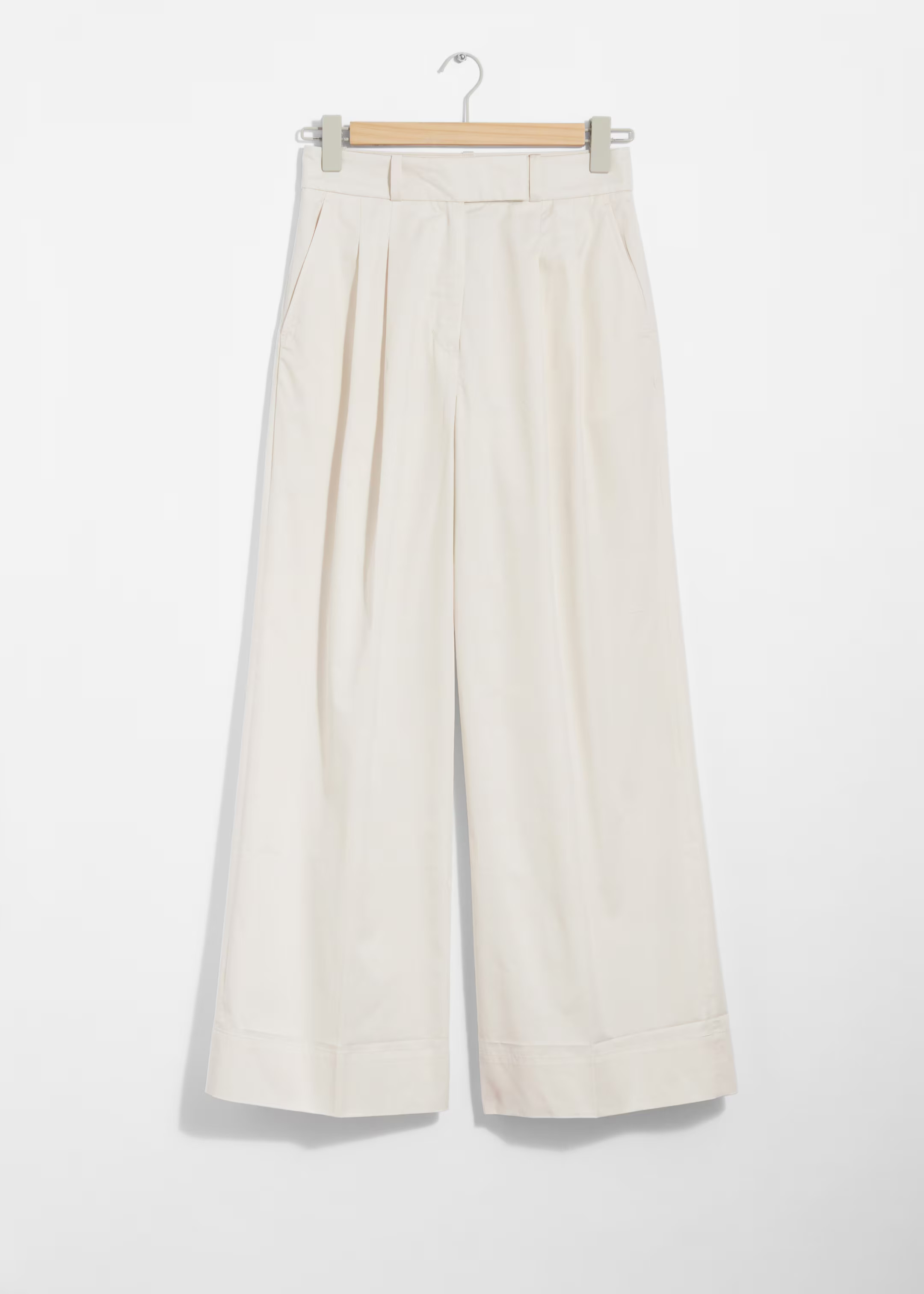 Elegante Hose mit weitem Bein - Weiß - & Other Stories DE | & Other Stories EU