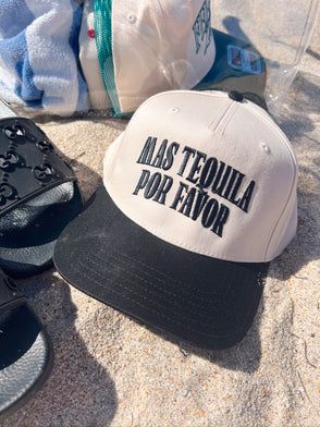Mas Tequila Por Favor Vintage Trucker Hat | KenzKustomz