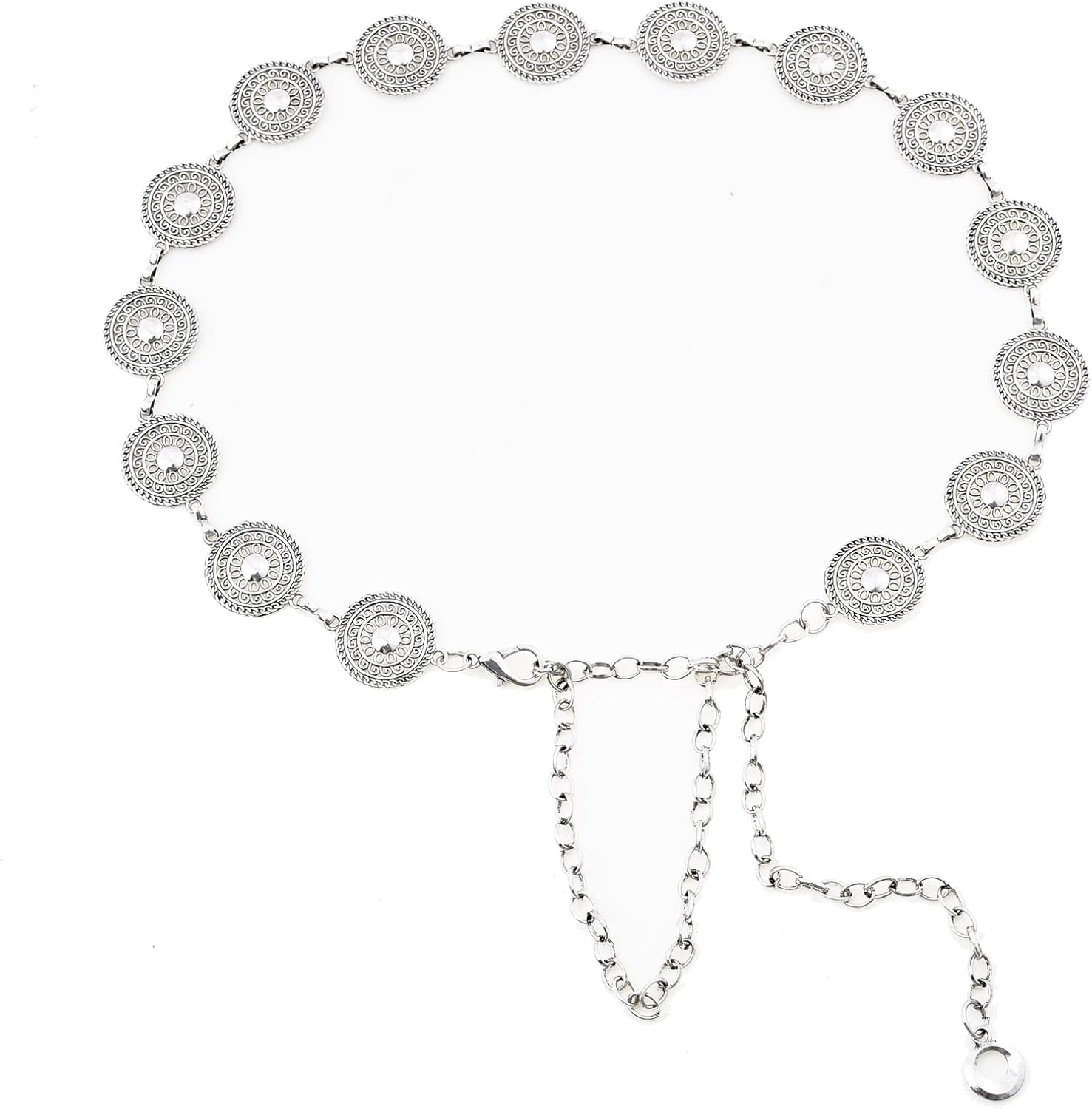 Amazon.com: ILuvatar Fashion Metal Waist Chain Belt Blouse Dress Sweater Chain Belt U21 : Clothin... | Amazon (US)