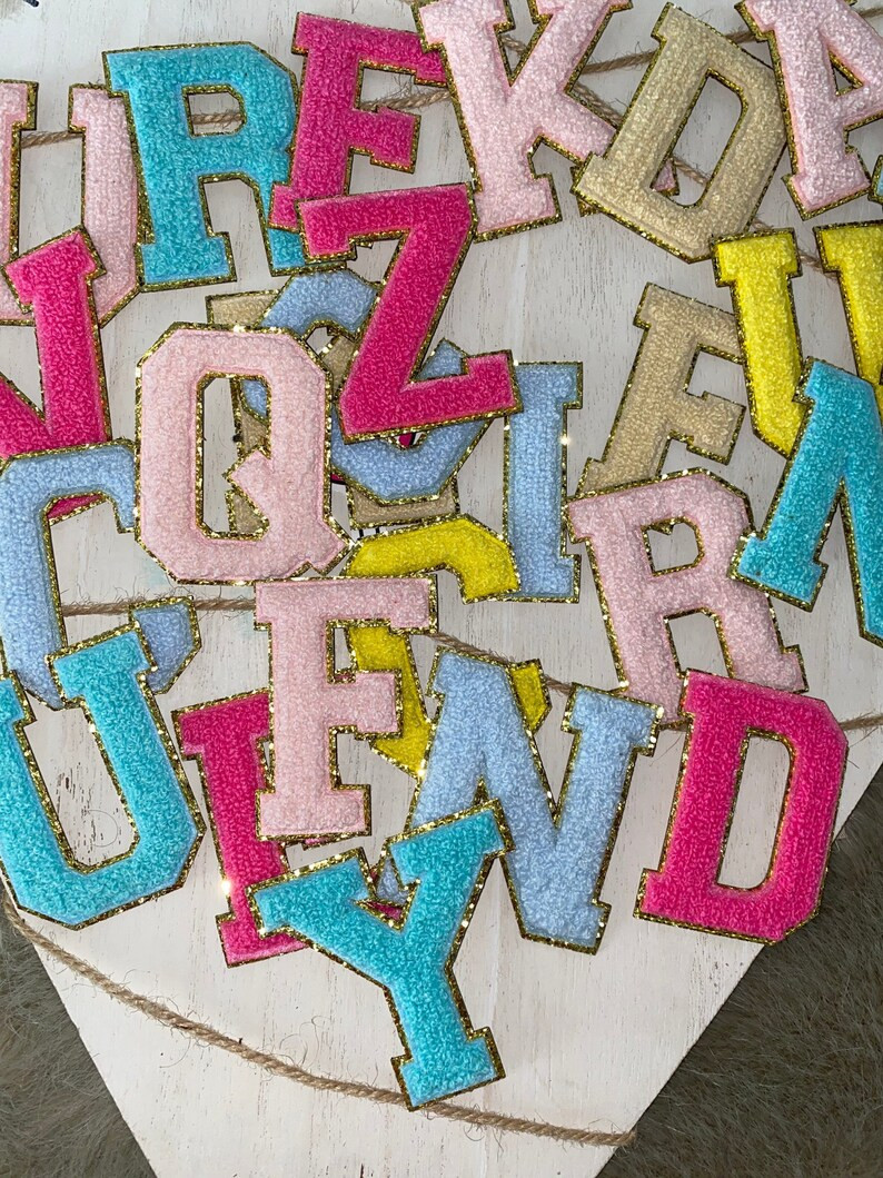 Iron on Chenille Letter Patches Iron On Varsity Letter | Etsy | Etsy (US)