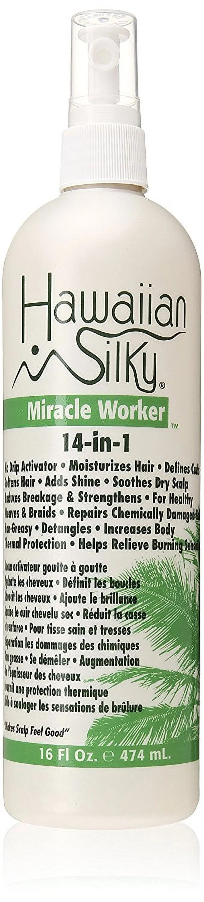 Hawaiian Silky 14n1 Miracle Worker 16oz., All Hair Types, Detangling | Walmart (US)