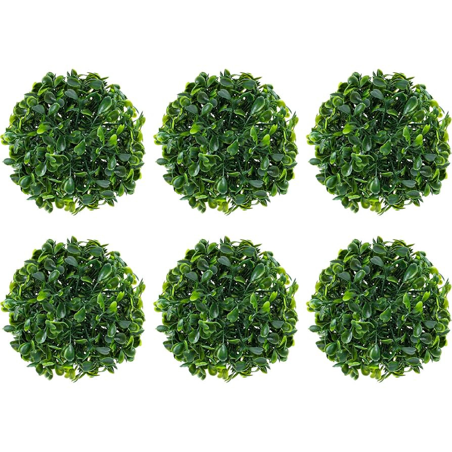 AUEAR, Artificial Boxwood Topiary Plant Balls Decorative for Table Decoration Garden Wedding Deco... | Amazon (US)