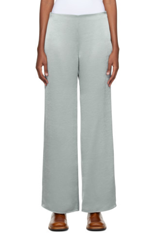 Blue Flared Lounge Pants | SSENSE