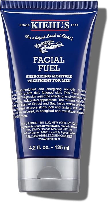 Kiehl's Facial Fuel Moisturizer, Men's Face Cream, with Vitamin C and Caffeine that Contain Antio... | Amazon (US)