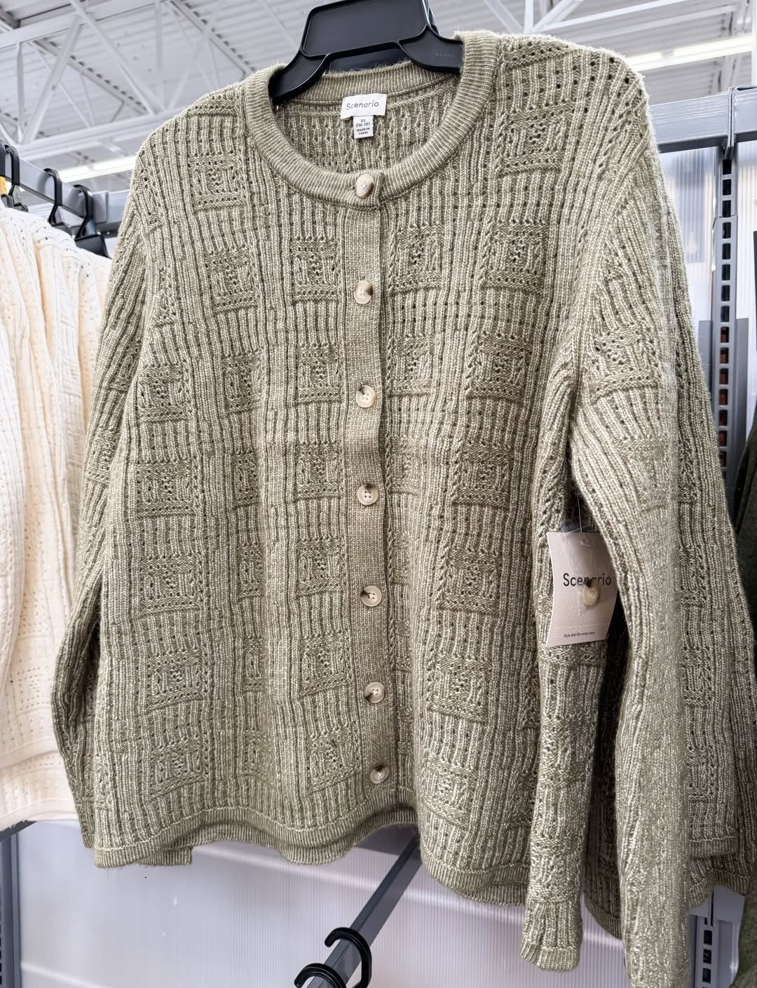 Cozy fall vibes spotted at Walmart! Snagging this cute cardigan sweater. Loving the material!