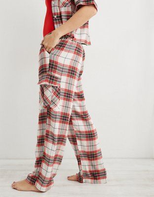 Aerie Flannel Cargo Skater Pajama Pant | Aerie