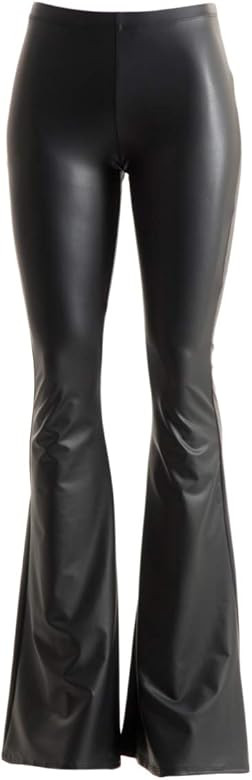 FASHIONOMICS Womens Boho Comfy Stretchy Bell Bottom Flare Pants | Amazon (US)