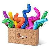 Nutty Toys Pop Tubes - Sensory Toys - Endless Creativity & Fun for Kids and Toddlers |8 Pack Larg... | Amazon (US)