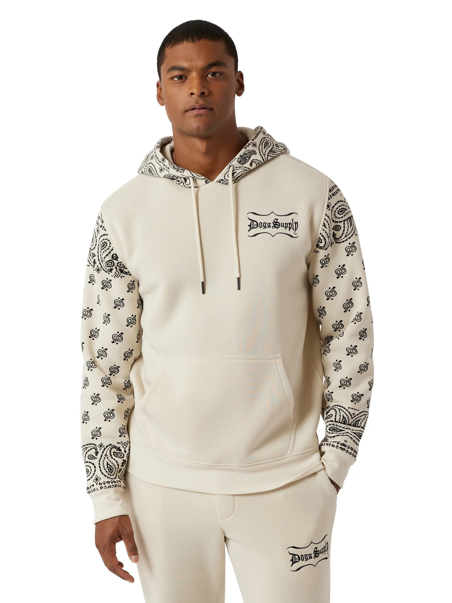 Dogg Supply by Snoop Dogg Men's & Big Men's Paisley Fleece Hoodie Sweatshirt, Sizes XS-3XL | Walmart (US)