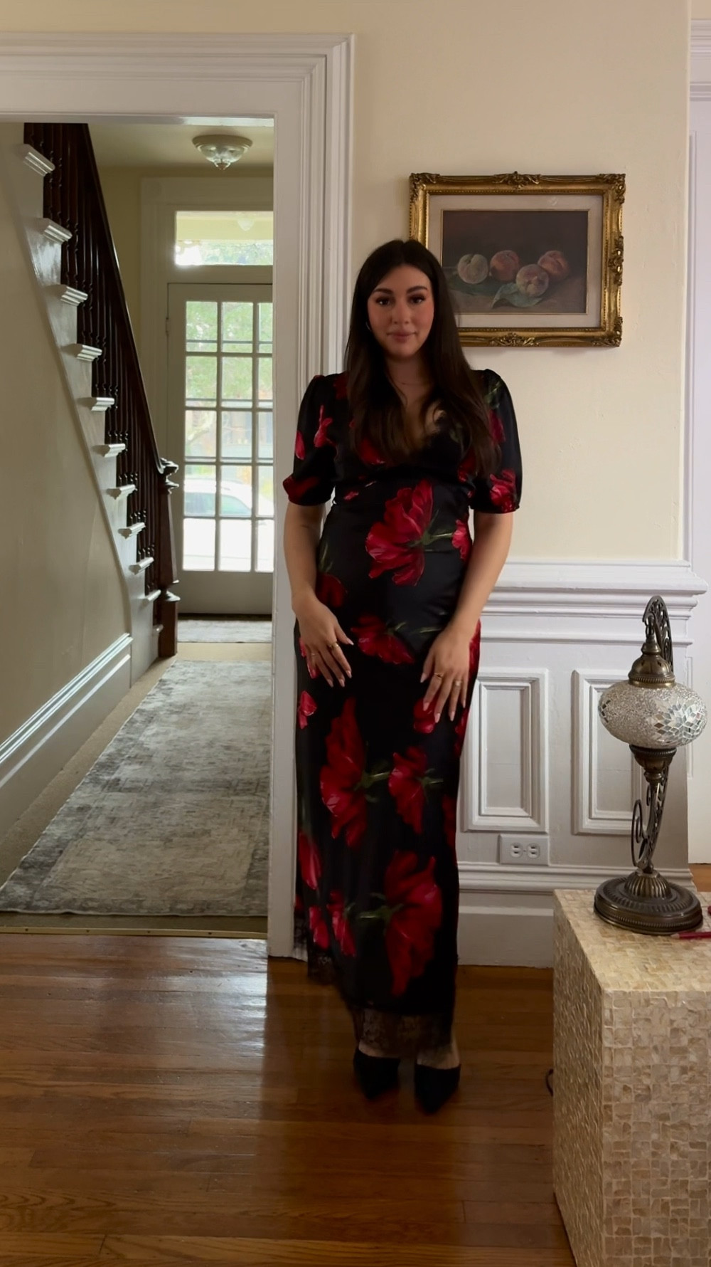 This romantic silky flowy maxi dress has lace detailing and is giving both Lana del Rey Valentine’s Day and spring at the same time. Looks like it could be Dolce & Gabbana! 

#LTKMostLoved #LTKFindsUnder100 #LTKStyleTip