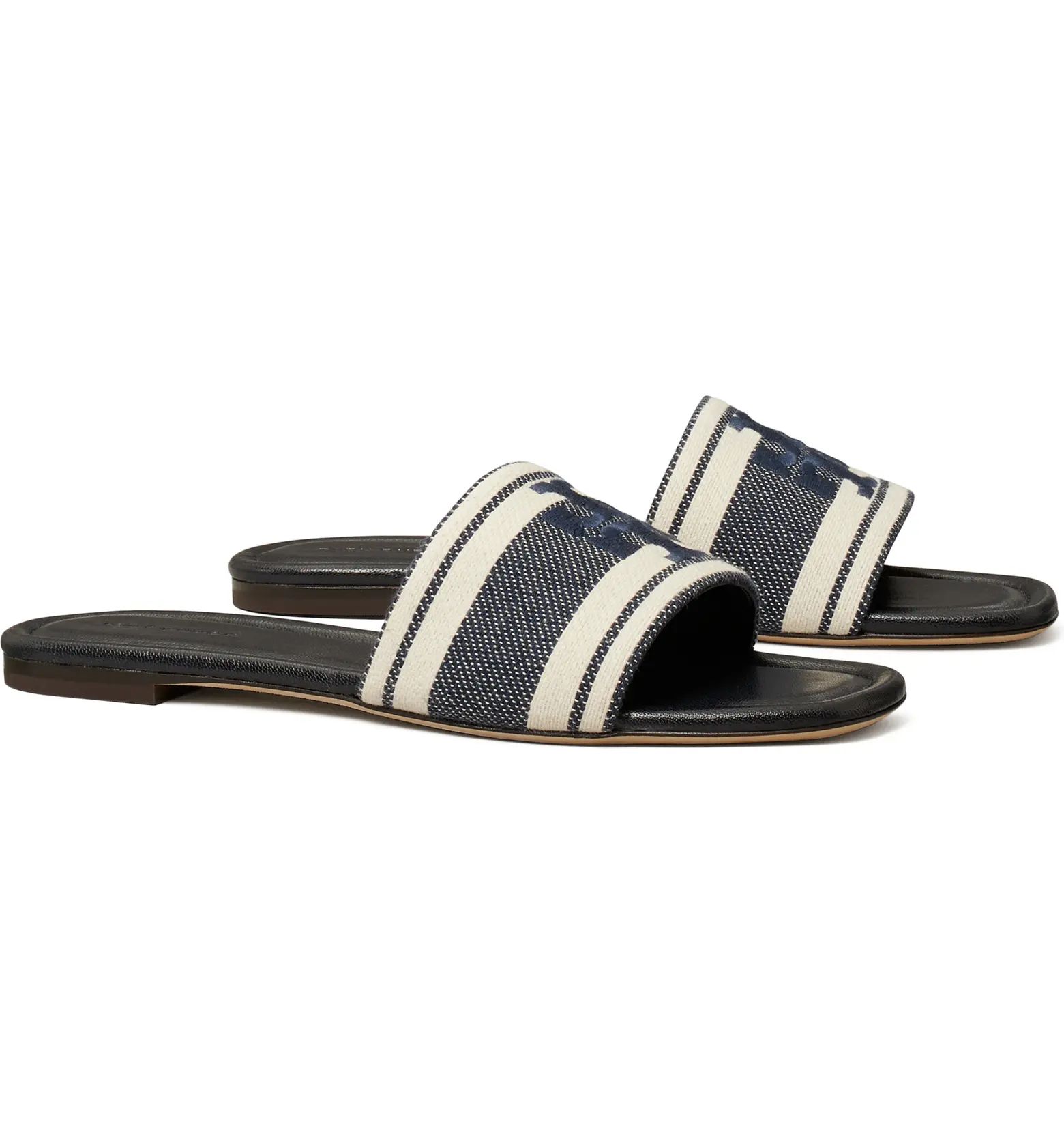 Double T Jacquard Slide Sandal (Women) | Nordstrom