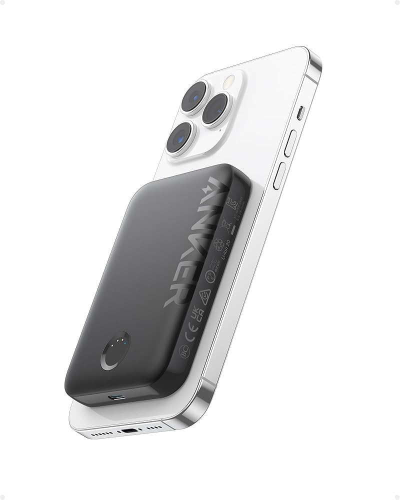 Anker 321 MagGo Battery (PowerCore Magnetic 5K), 5,000mAh Magnetic Wireless Portable Charger, Com... | Amazon (US)