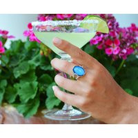 Mood Ring , Sterling Silver Mood Ring,  Color Changing Rings, Fleur De Lis Ring,  Flower Mood Ring, Passion Ring, Cocktail Rings | Etsy (US)