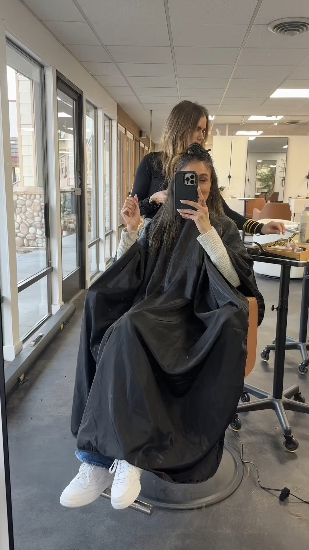 Come with me to my hair appt!🥰 I’ve been wearing Trust Hair Co extensions for years!! Just swapped out my 22” extensions to my 18” extensions!! 

#LTKWatchNow