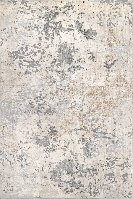 Beige Mottled Abstract 10' x 14' Area Rug | Rugs USA