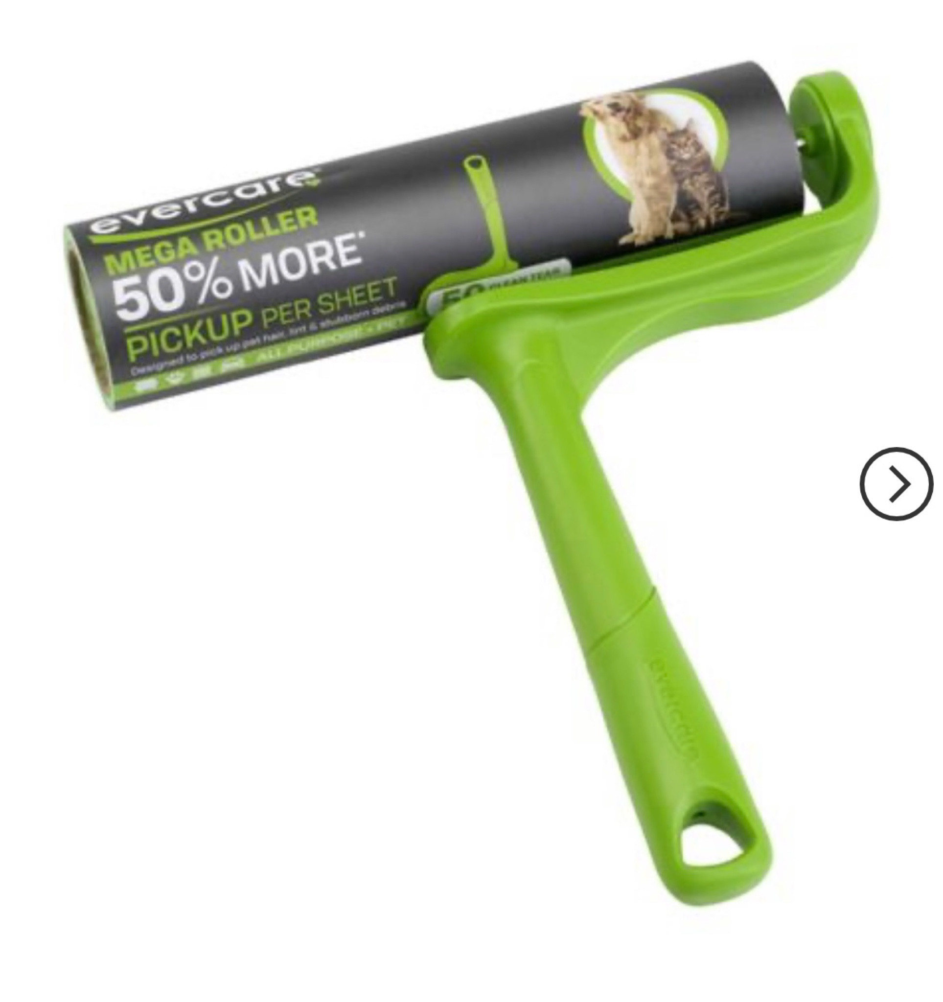 large pet hair lint roller! so helpful for our couch & dunes shedding 
