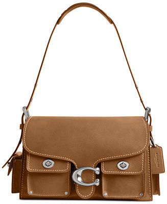Tabby Turnlock Medium Soft Leather Shoulder Bag | Macy's