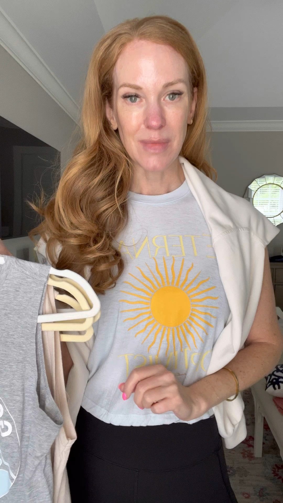 I am a Spiritual Gangster junkie! I live in these tanks all summer. They are so cute with skorts, jean shorts, working out, and everyday wear! The inspirational message make me happy and they are so soft and light weight! 
I wear a size Small and XS 

#LTKSeasonal #LTKOver40 #LTKActive