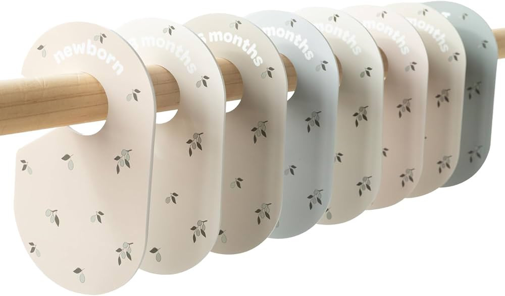 3 Sprouts Baby & Toddler Hanger Closet Dividers Set of 8 - Durable Baby Clothes Organizer, Nurser... | Amazon (US)