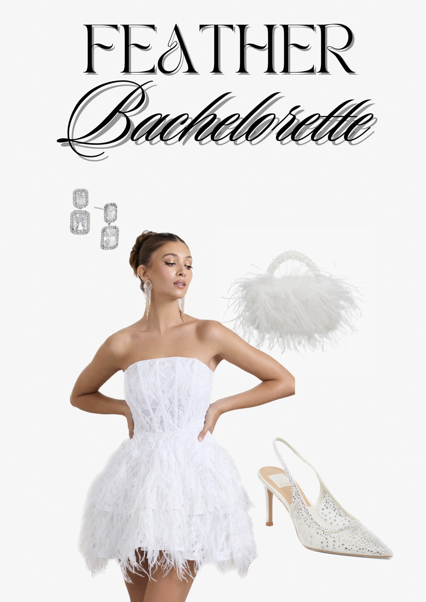 Feather themed bachelorette outfit for the bride 👰🏽‍♀️ 

#LTKWedding