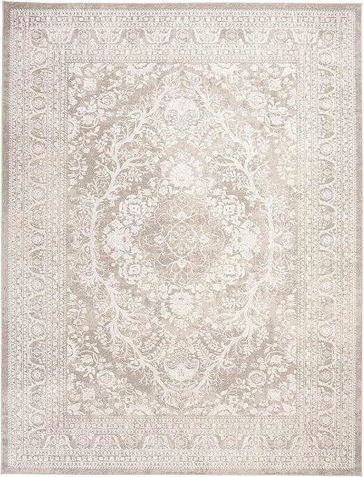 SAFAVIEH Reflection Collection Area Rug - 8' x 10', Beige & Cream, Boho Tribal Distressed Design,... | Amazon (US)