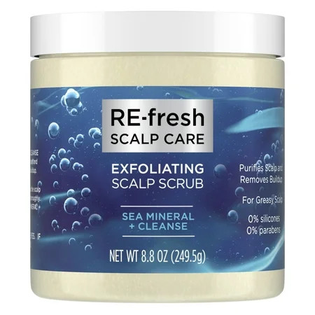 RE-Fresh Scalp Care Exfoliating Scalp Scrub Sea Mineral + Cleanse 8.8 oz | Walmart (US)