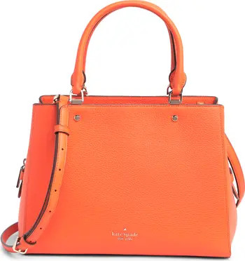 medium pebble leather satchel | Nordstrom Rack