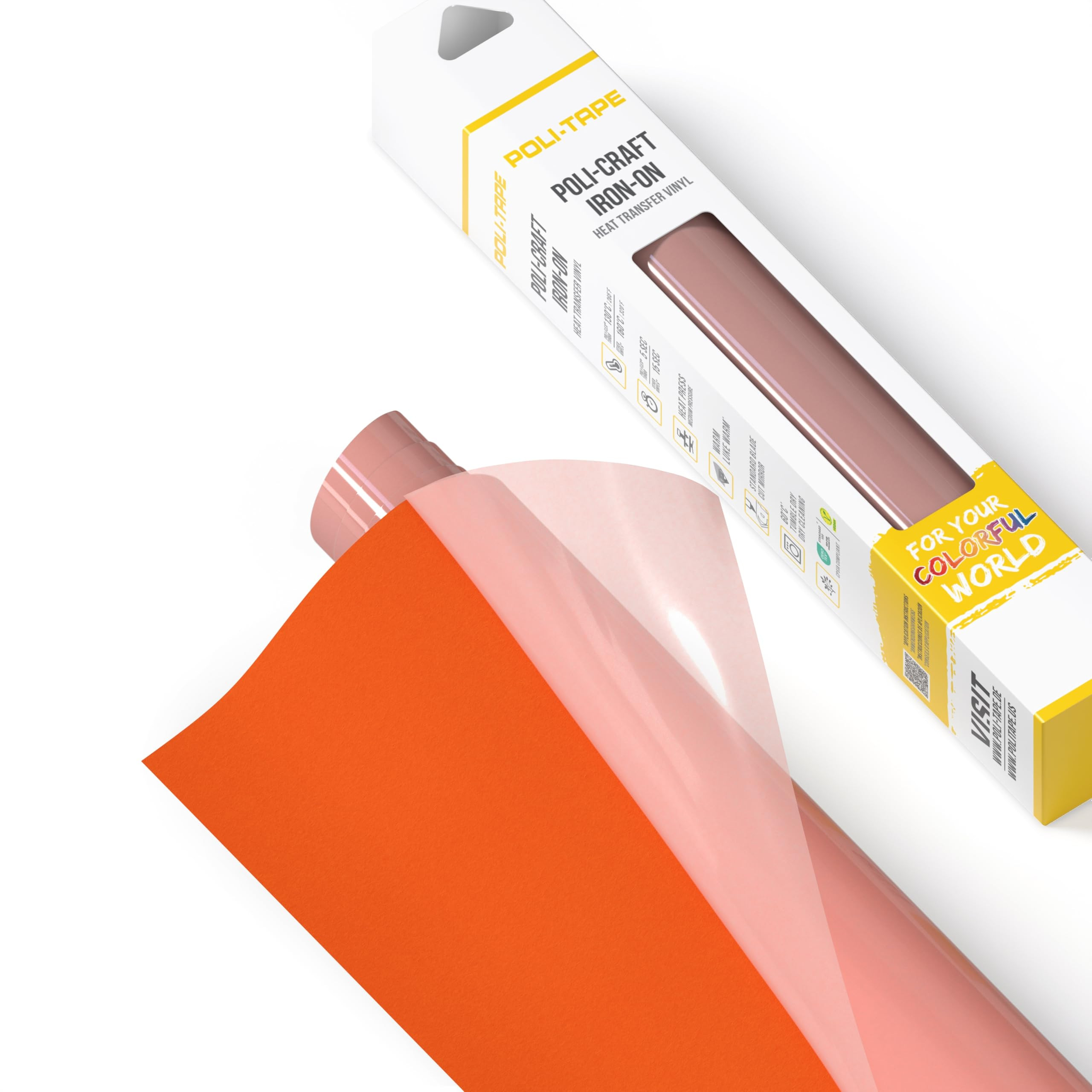 POLI-TAPE TUBITHERM® FLOCK Transferfolie mit samtartiger Oberfläche für Textilien – Flockfol... | Amazon (DE)