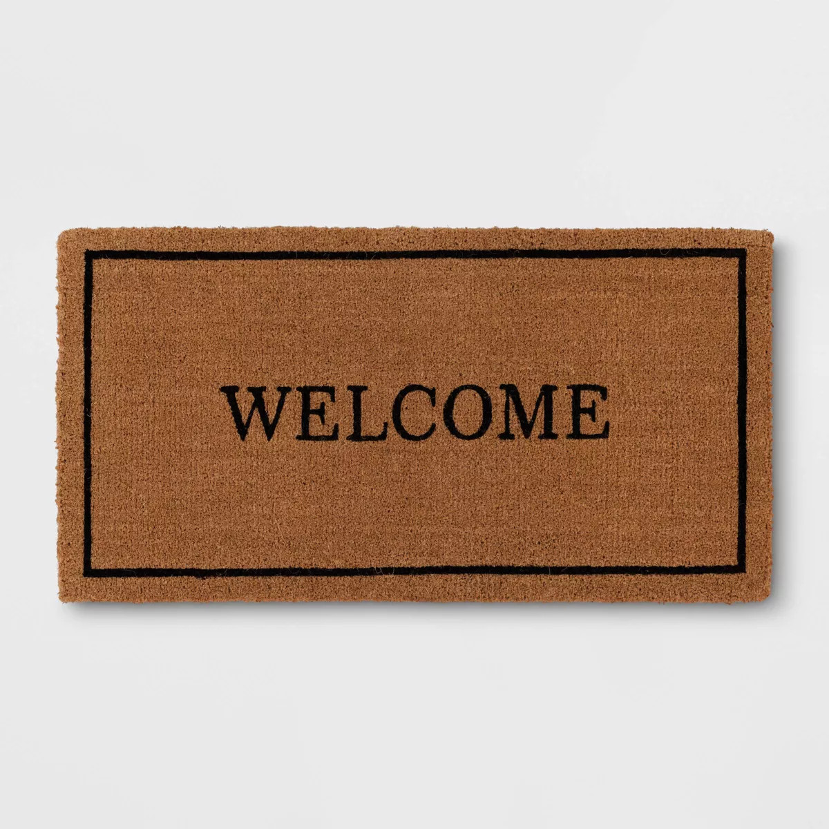 1'11x2'11" 'Welcome' Coir Doormat Black - Threshold™ designed with Studio McGee | Target