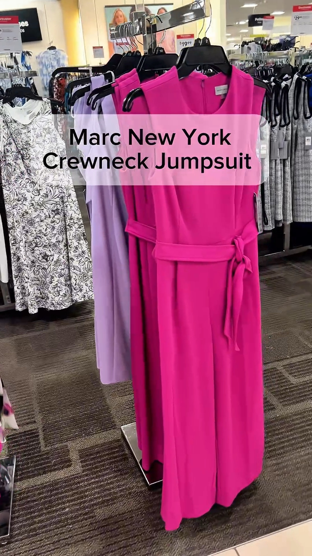 Marc NYC sleeveless crewneck jumpsuit at JCPenney. 
For Discount Enter codeSTYLE4U

#LTKootd #LTKvlog #LTKOver40