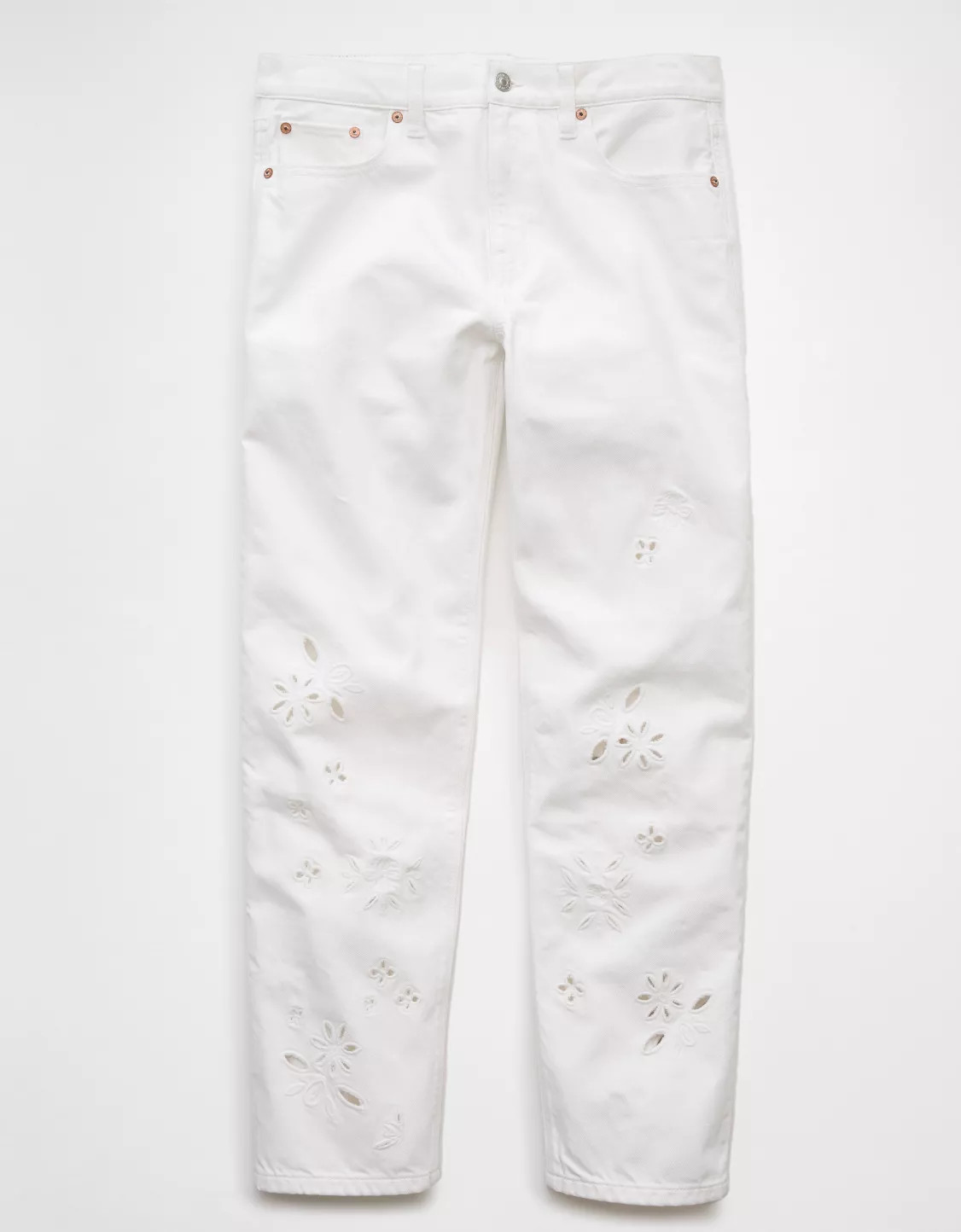 AE Strigid Embroidered Low-Rise Ex-Boyfriend Jean | American Eagle Outfitters (US & CA)