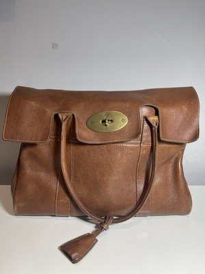 Mulberry Bayswater Handbag Oak Tan Leather Tote Bag with Dust Bag | eBay AU