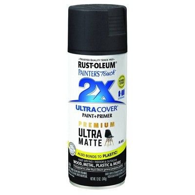 Rust-Oleum Ultra Cover 2X Matte Spray Black | Target