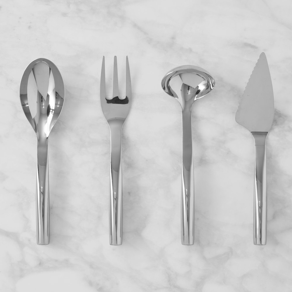Williams Sonoma Signature Stainless-Steel Serving Utensils, Set of 4 | Williams-Sonoma