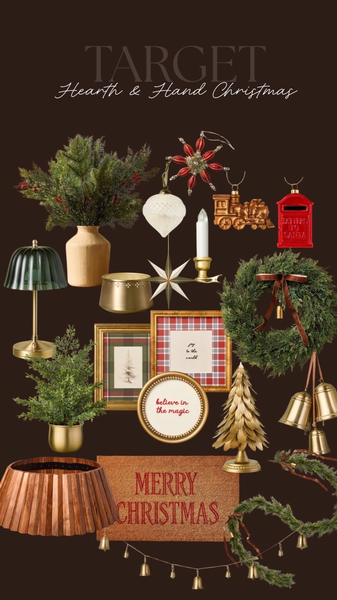 Hearth & Hand Christmas Collection @Target 🎄 available 10/04. 

#christmasdecor #targethearthandhand #hearthandhandchristmas #targetnewarrivals #holidaydecor #christmasdecorarions #holidayseason #christmasornaments #christmaswreaths #christmastabledecor #christmasgarland #targetfinds #targetchristmasdecor #christmastreegarland #christmastree #christmas2026 #seasonaldecorations #affordablefinds #christmascandles

#LTKSeasonal #LTKHome #LTKdayinmylife