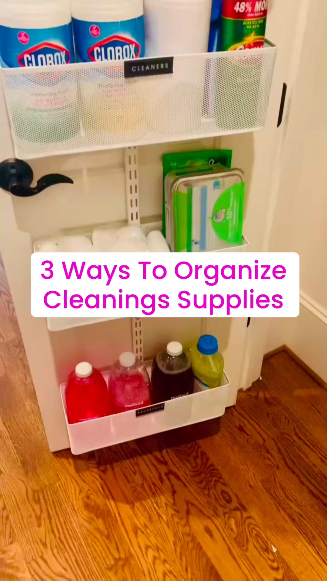3 Ways to organize your cleaning supplies! 

 #LTKHome
