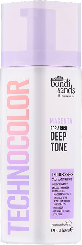 Bondi Sands Technocolor 1 Hour Express Self Tanning Foam, Innovative Formula, Hydrates for Natura... | Amazon (US)