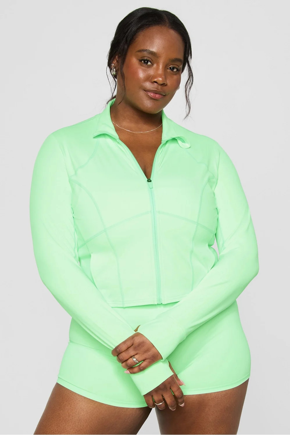 Perfect Storm Cropped Train Jacket | Fabletics