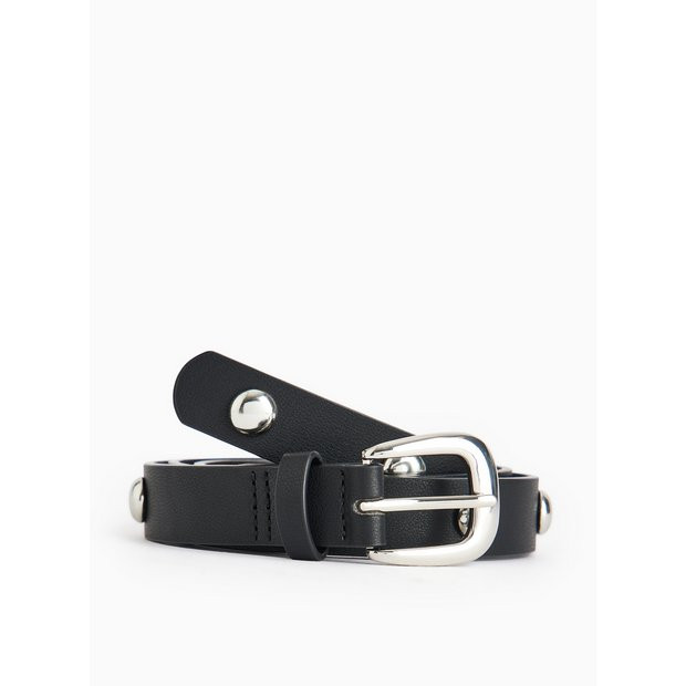 Buy Black & Silver Dome Stud Belt XL | Belts | Argos | argos.co.uk