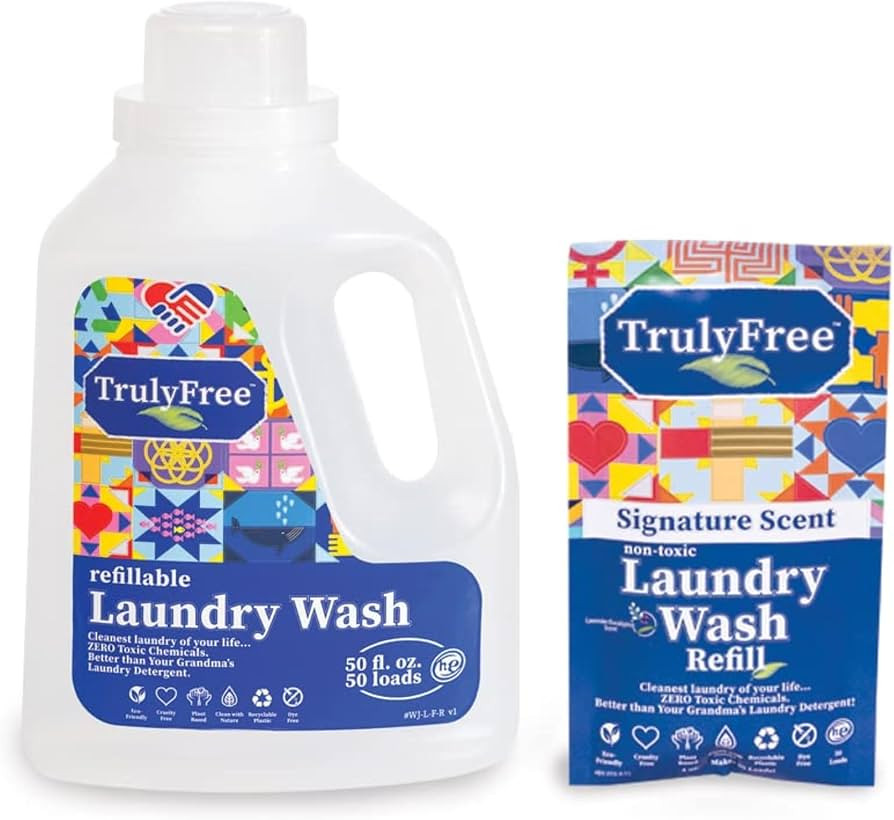 Truly Free Laundry Detergent for Sensitive Skin | Gentle & Safe for Baby Clothes | Plant-Based | ... | Amazon (US)