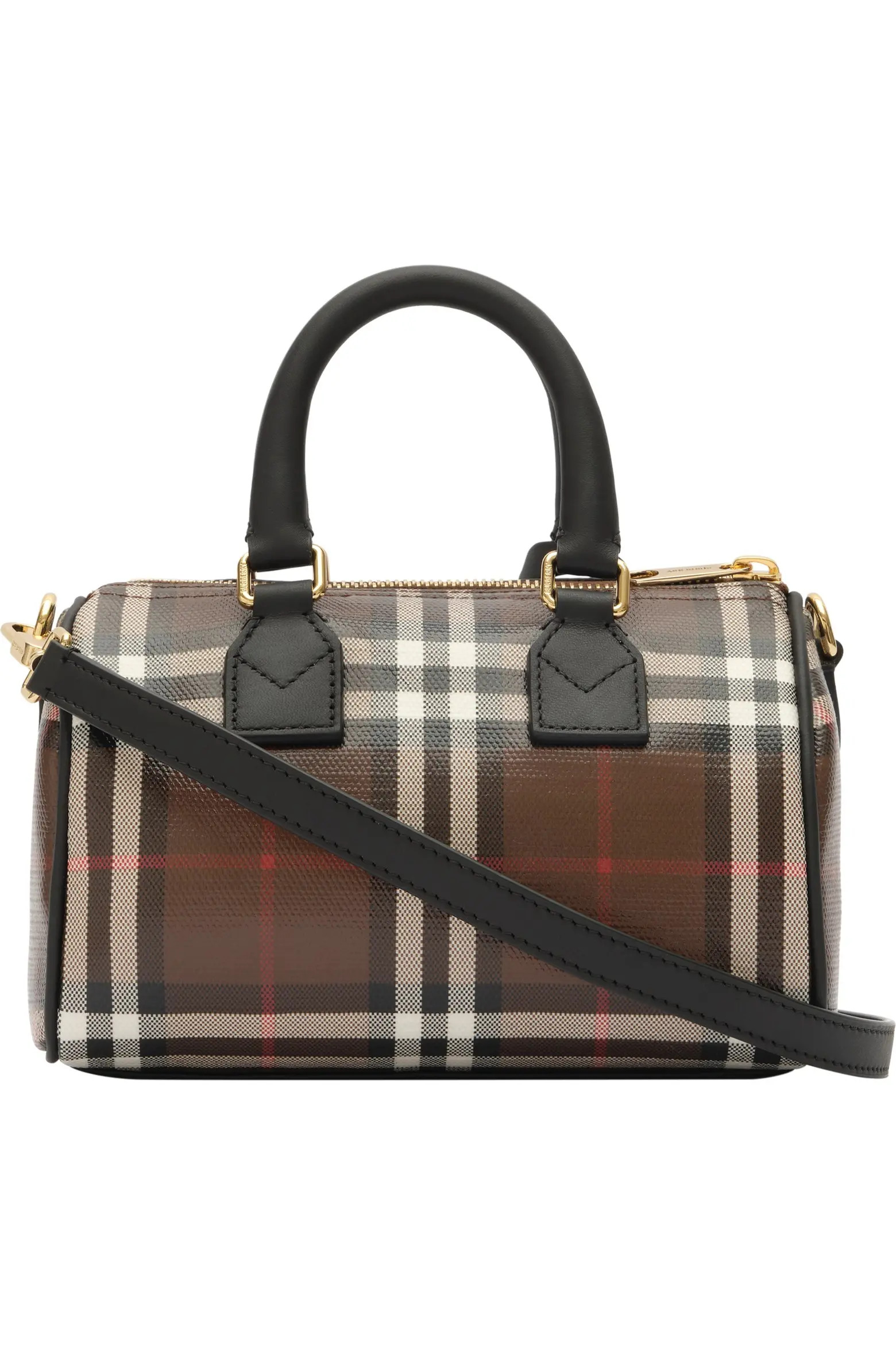 Burberry Mini Check Bowling Bag (Women) | Nordstrom | Nordstrom