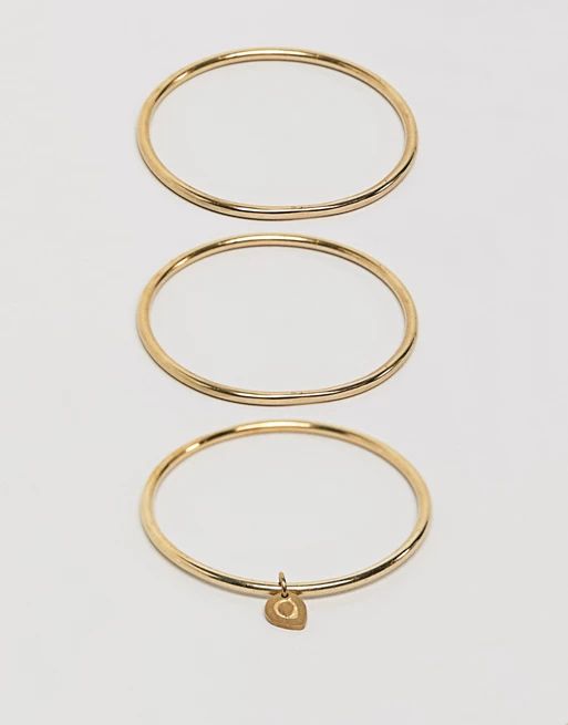 Made gold bangle set | ASOS UK