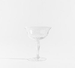 LoveShackFancy Coupe Glasses - Set of 4 | Pottery Barn (US)