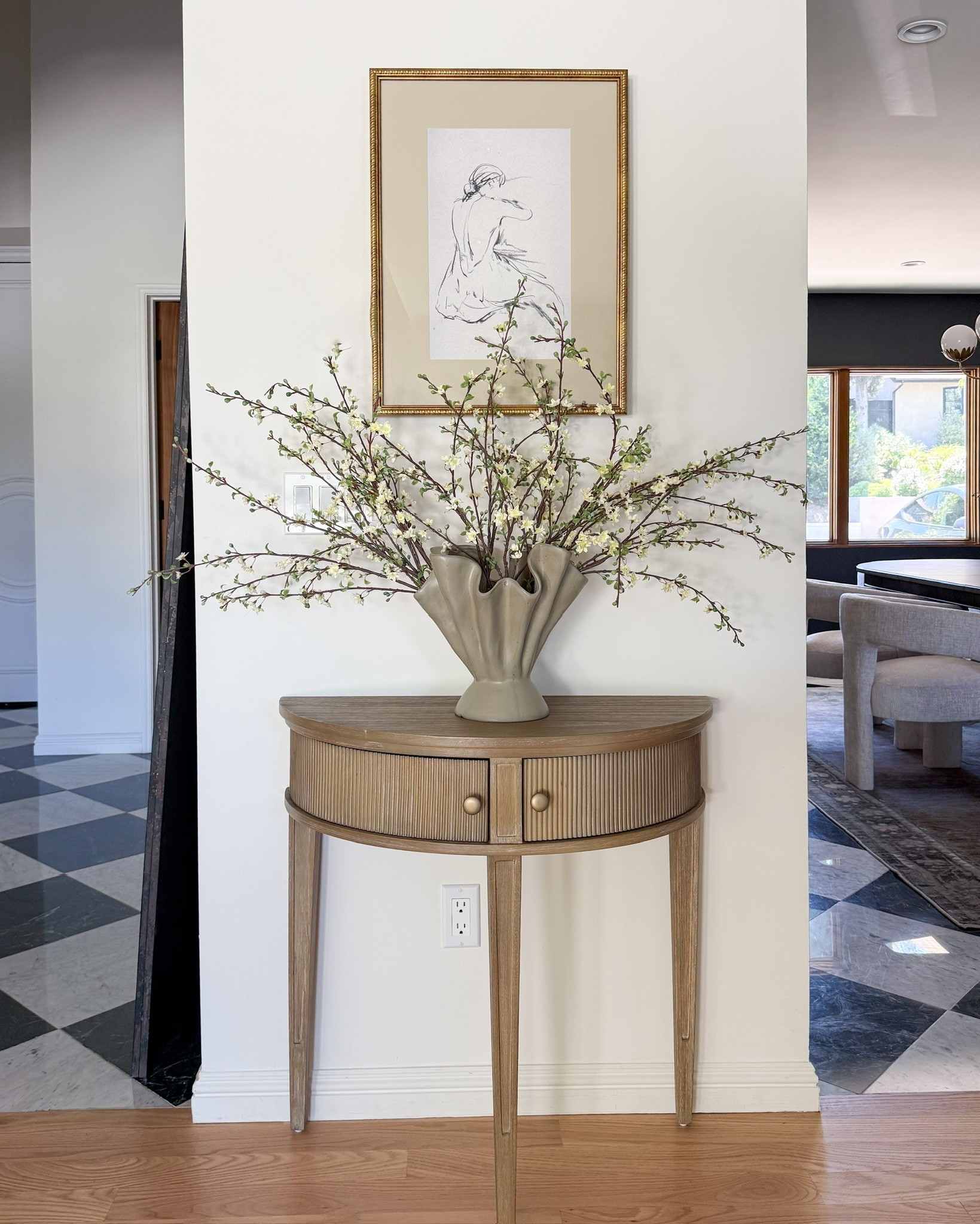 Love this little entryway set up. You’ll never guess where this beautiful piece of art is from! 🖼️

#LTKHome #LTKdayinmylife #LTKvlog