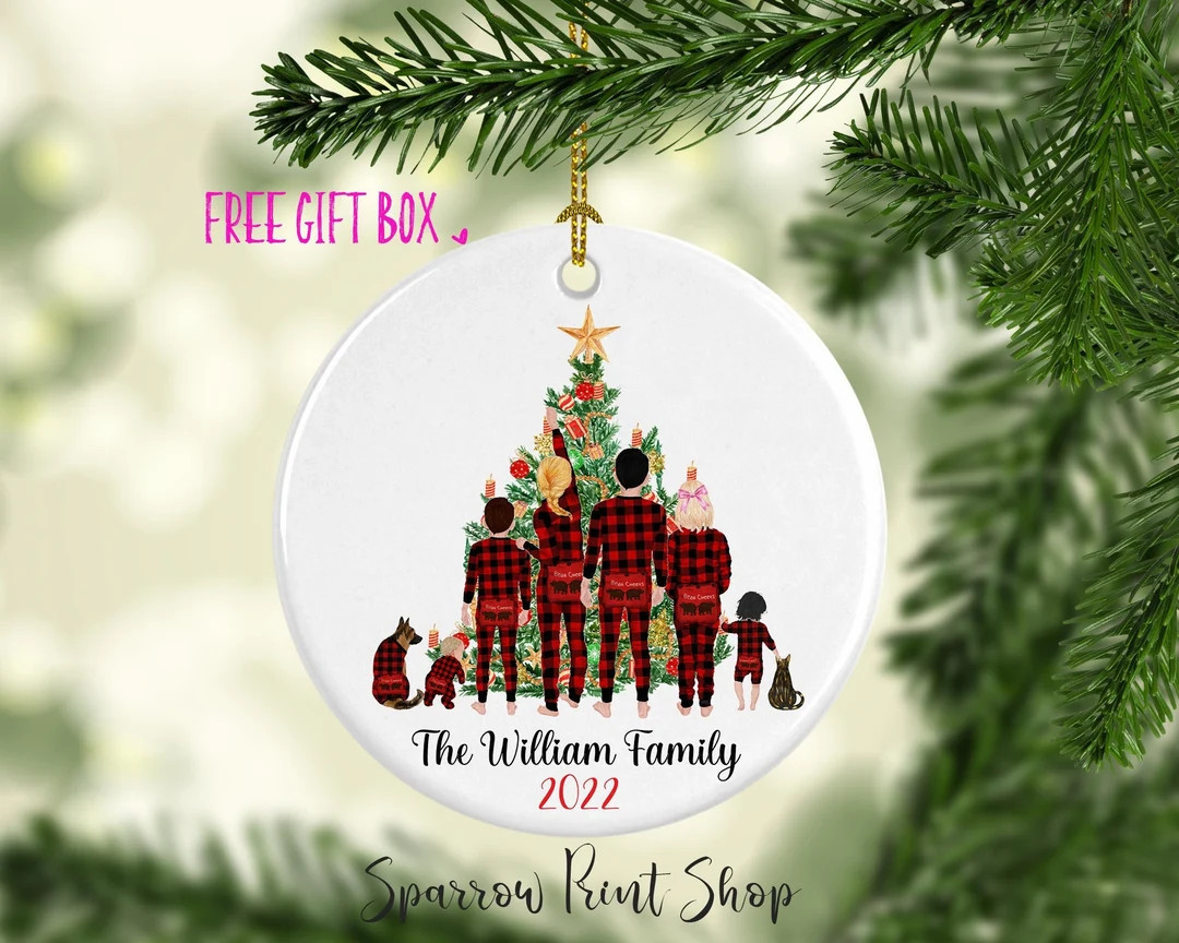 Family Christmas Ornament 2023 Personalized Family Christmas - Etsy | Etsy (US)