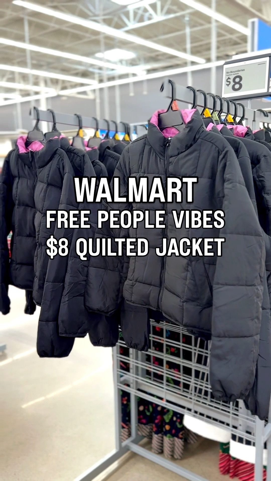 Free People–inspired packable quilted jacket for ONLY $8 at Walmart 🤯
This is one of those finds that disappears fast.

Lightweight and perfect for layering, this jacket is an easy grab for fall and winter.
It packs into its own bag, making it perfect for travel or tossing in your tote.
Even better — it has 6 total pockets (4 hidden + 2 outside).

The black color is fully stocked right now, but sizes are already moving quickly.
I’m wearing a size M/L for reference.

Such a good look-for-less moment — don’t wait on this one.

#LTKunder10 #LTKfinds #LTKsale #LTKstyletip #LTKfashion #WalmartFashion #WalmartFinds #AffordableStyle #LookForLess #QuiltedJacket #PackableJacket #LayeringPiece #FallLayers #WinterLayers #FrugalFinds


#LTKFindsUnder50 #LTKSaleAlert #LTKHoliday