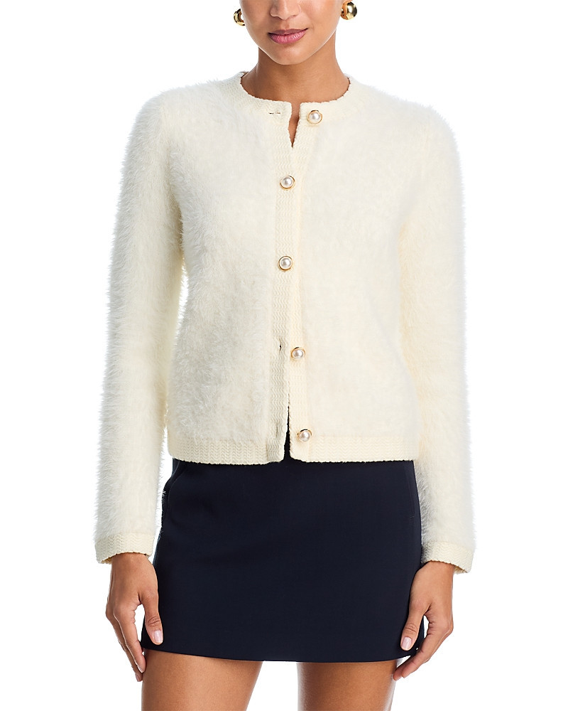 Aqua Brushed Pearl Button Cardigan - Exclusive | Bloomingdale's (US)