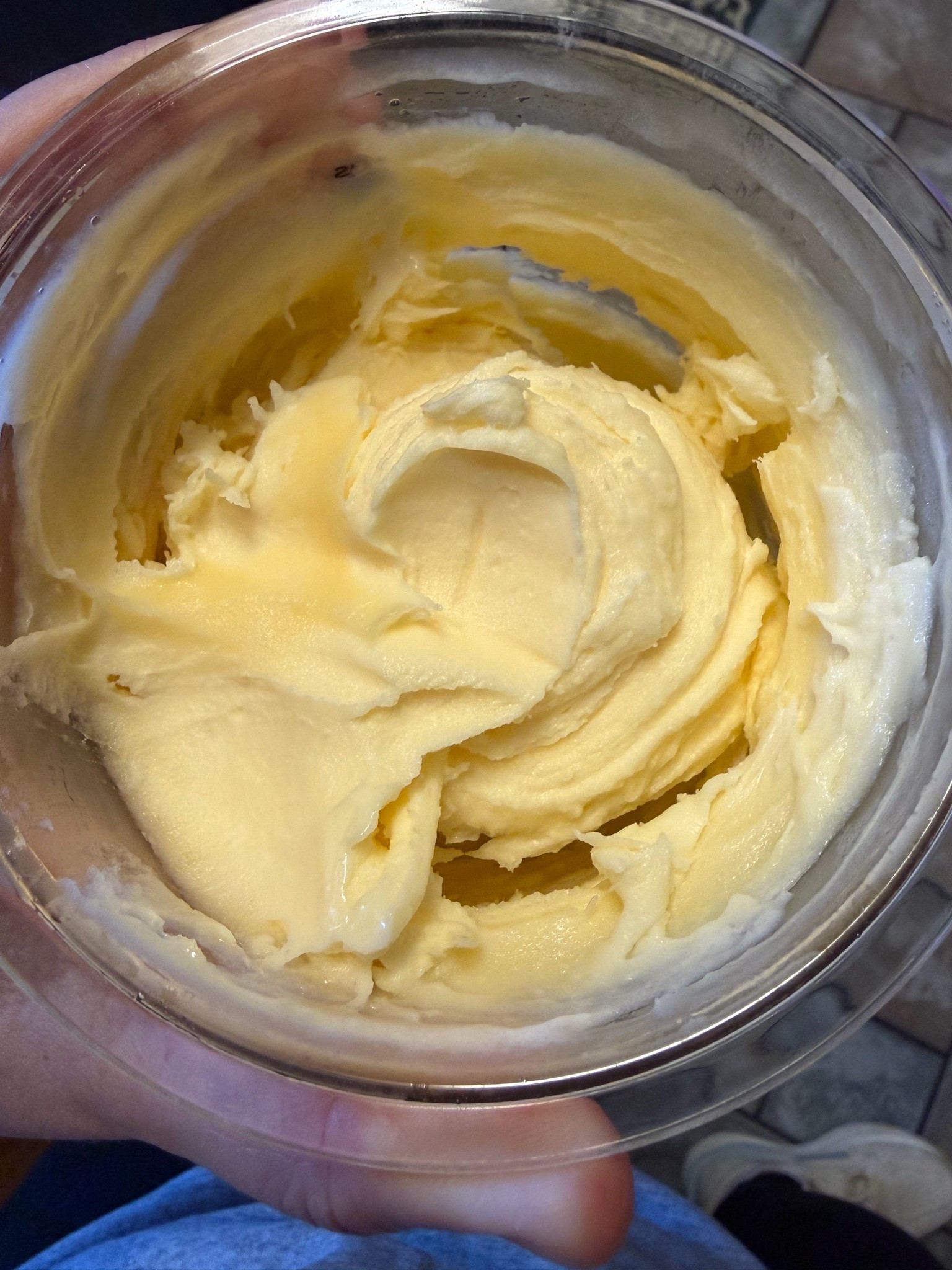 Made some Dole Whip in my Ninja Creami and it tasted just like the one from Disney’s Polynesian Resort. We also made McDonald’s vanilla soft serve but I didn’t take a picture.

#LTKdayinmylife #LTKfoodie #LTKmorningroutine