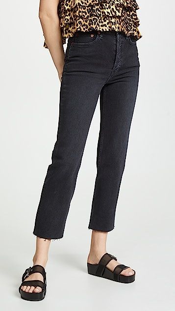 High Rise Stovepipe Jeans | Shopbop