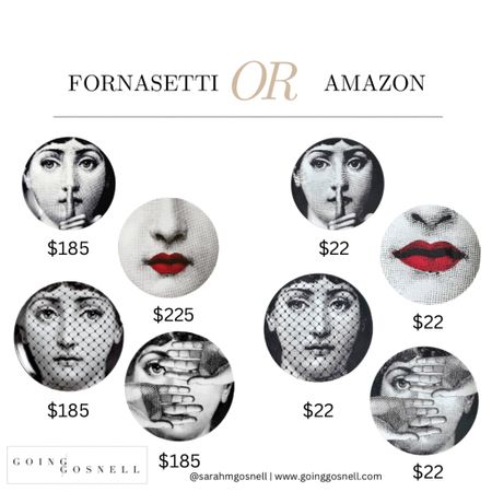These are some of my favorite decorations in my home office. Can you tell the difference between the Fornasetti’s & the Dupes? Dupes Fornasetti Wall Plates Home Office Decor

#LTKhome #LTKeurope #LTKfindsunder50